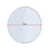 90cm Round Wall Mirror Bathroom Makeup Mirror by Della Francesca V63-833701