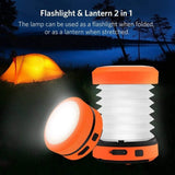 Collapsible LED Camping Lantern Rechargeable,Portable Hand Crank Lantern Flashlight with 4 Light V1192-AZ-W-31949