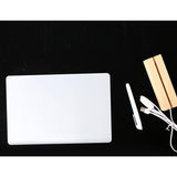 Luminous Transparent Acrylic Writing Board Clear Memo Message Frame Office Decoration, 30 x 20cm V1237-ZY-522-0082