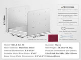 152.4x152.4 Post Base, 10Pcs Stainless Steel Post Anchor Bracket, V952-BBLZDZ6X6INCJSW8JV0