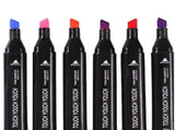 80-Pack Double-Sided MultiColor Marker Pens with Case V1237-ZY-506-0034