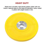 15KG PRO Olympic Rubber Bumper Weight Plate V63-783775