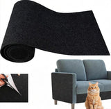 78.7"X15.8" Self-Adhesive Cat Scratching Mat - Durable Couch from Cat Claws, DIY Furniture V1107-135-98539-BLK1