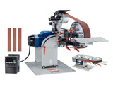 Belt Grinder Sander 72 x 2-Inch Belt Polisher with VFD 3 Grinding Moulds V952-SDMC1500W728DDD10V3