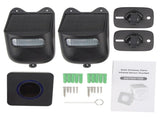 Wireless Driveway Doorbell Solar Powered Infrared Doorbell Home Security Motion Sensor Alarm with 1 V1294-YM0901-3114230088411
