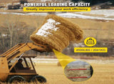 Pair Hay Spear 49" Bale Spear 3000 lbs Capacity, Bale Spike Quick Attach Square Hay Bale Spears 1 V952-CM45X1250-30002PCV0