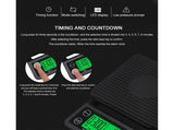 Accurate Electric Kitchen Scale,Coffee Scale with Timer High-precision Kitchen Scale Mini Electronic V1263-JX-2482