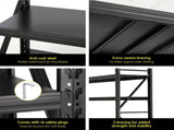 Giantz 2.4Mx2M Warehouse Shelving Garage Rack WR-F-20246-200BK-ABC