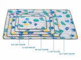 Cooling Pet Mat for Dogs and Cats, Breathable Ice Silk Summer Bed Pad with Non-Slip Base, Washable V1341-ZY-NAUMWTJB-PINKSNOWFLAKE-2XL