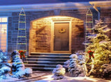 5.58ft Ladder Light with Santa Multifunctional Colourful Energy Saving LED Ladder Xmas Light for V1294-YM0901-3115240087911