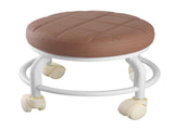 Rolling Ottoman High Density Memory Foam Waterproof Quiet Wheels Double Layers Footrest Stool for V1294-YM0703-3116230006313