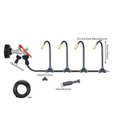 360&deg Curved Garden Automatic Irrigation System, Adjustable Garden Watering System with 4/10 Spray V1192-AZ-W-22213
