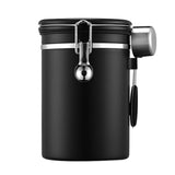 304 Stainless Steel Bean Canister Rust Resistance Kitchen Food Storage Container for Grounds V1294-YM0901-3117240232013