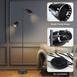 Audrey Floor Lamp - Black V558-LL-27-0185B