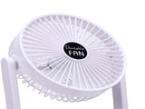 Dual Head Desk Fan USB Rechargeable 3 Speed Portable Electric Floor Fan for Home Office Dorm Travel V1294-YM0901-3113260000711
