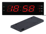 Electronic Digital Wall Clock Night Lights Temperature Calendar Clock for Home Office 100240VUK V1294-YM0901-3115210104412