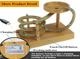 Electromagnetic Perpetual Motion Toy with Built-in Battery Scientific Desk Decor, Stress Relief & V1107-CS-DCJSYDJ