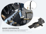 Universal Motorcycle Kickstand Replacement Metal Side Stand , Stable, and Easy to Install for V1369-AZ3-W-22918