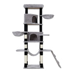 i.Pet Cat Tree 161cm Tower Scratching Post Scratcher Wood Condo House Play Bed PET-CAT-APS021-GR