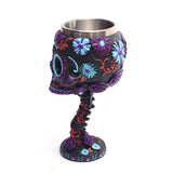 Skull Wine Glass Retro Personality Heads Goblet Cocktail Glass Red for Creative Bar KTV Wine Glass V1369-AZ3-W-13753