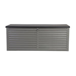 Gardeon Outdoor Storage Box 390L Container Lockable Garden Bench Tools Toy Shed Black OSB-S390-BK