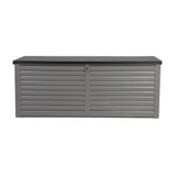 Gardeon Outdoor Storage Box 390L Container Lockable Garden Bench Tools Toy Shed Black OSB-S390-BK