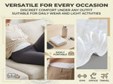 12Pcs Cotton Tummy Liners for Sweat Rash Skin Folds Plus Size Women Sweating Supplies, Khaki V1370-AZ4-14749