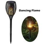 96 LED Bulbs Torch Solar Garden Outdoor Flame Dancing Flickering Light Auto Lamp V238-SUPDZ-28681375055952