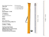 Measuring Rod 16-Feet/8ths 4 Sections Telescopic Grade Rod 1/8in w/ Bag V952-YZCLG16YCFEEEFB0YV0