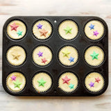 14 Cavity Star Silicone Mold, 16.9 x 16.7 cm V1237-ZY-908-092