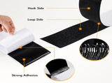 Self-adhesive hook and loop tape 5 meters - hook and loop tape - Black - Strong double-sided V1188-NK-BOL-60