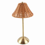 Cordless Boho Rattan Table Lamp Rechargeable Dimmable LED Bedside Lamp Decorative Lighting for Home V1294-YM0901-3119250048111