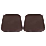 2Pcs Fast Food Tray Stackable Rectangular Light Weight Anti Slip PP Food Service Tray for V1294-YM0523-3118220048513
