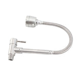 Sink Faucet G1/2 In 360&deg Swivel Wall Mounted Stainless Steel Single Handle Faucet for Kitchen V1294-YM0901-H34417US