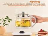 Joyoung Eletric Glass Kettle Water Boiler Multiple Cooking Boiling Bottle 1.5L FA-K1501 AU Model V940-FA-KS1501