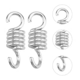 2-Pack Galvanized Steel Garden Swing Springs, Low Noise Heavy Duty Replacement for Outdoor Swing V1192-AZ-W-27789