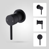 Single Round Shower Bath Mixer Tap Bathroom WATERMARK Approved V63-847931