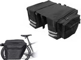 Waterproof Bicycle Rear Pannier Bag with Rain Cover, Large Capacity Carrier Bag for Commuting, V1189-LC-QP-00843