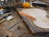 Guitar Peg Shaper Tool with Multi-Color Wooden Handle, Easy to Use for Precise String Peg Shaping V1192-AZ-W-25674