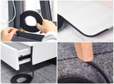 4 Pcs Weather Stripping Door Seal Strip,65 ft Adhesive Door Insulation Foam Weather Strip for Home V1192-AZ-W-31134