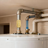 1-1/4 Inch Brass Check Valve, Universal One Way In Line Valves with Backflow Prevention, No Return V1259-DP01-A-990