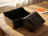 Battery Box for Rv Black Plastic with Lid Portable Storage Case for Electric Vehicle Batteries V1369-AZ3-W-19140