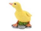 Garden Duck Statue Outdoor Yard Resin Cute Animal Lawn Figurine Patio Ornament Sculpture Art Yellow V1294-YM0521-3111230036211