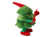 Electric Christmas Tree Plush Toy 8 Songs Continuous Play Glowing Swinging Singing Dancing Cute V1294-YM0718-3115220091312