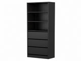 Artiss 3 Chest of Drawers Tallboy Cabinet Black FURNI-L-CDR-3D3S-BK-AB