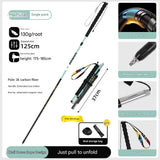 Ultralight Carbon Fiber Foldable Trail Running & Hiking Pole V888-ELOSUNG35936