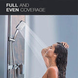 Rain Shower Head with Handheld, 6 Jet Types, High Pressure Water Saving V1263-JX-5184
