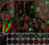 Christmas Outdoor Laser Light Outdoor Laser Projector Festive Laser Decorations - Black - Size 01 V1102-129-10520-BLK-01