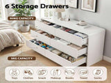 Artiss 6 Chest of Drawers Dresser Cabinet Beige FUR-U-CDR-08-BG-AB