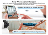 3MP Security Camera 2.4G WiFi Smart Indoor Monitoring Cam with Night Viewing 2 Way Phone APP Remote V1294-YM0901-HS7062